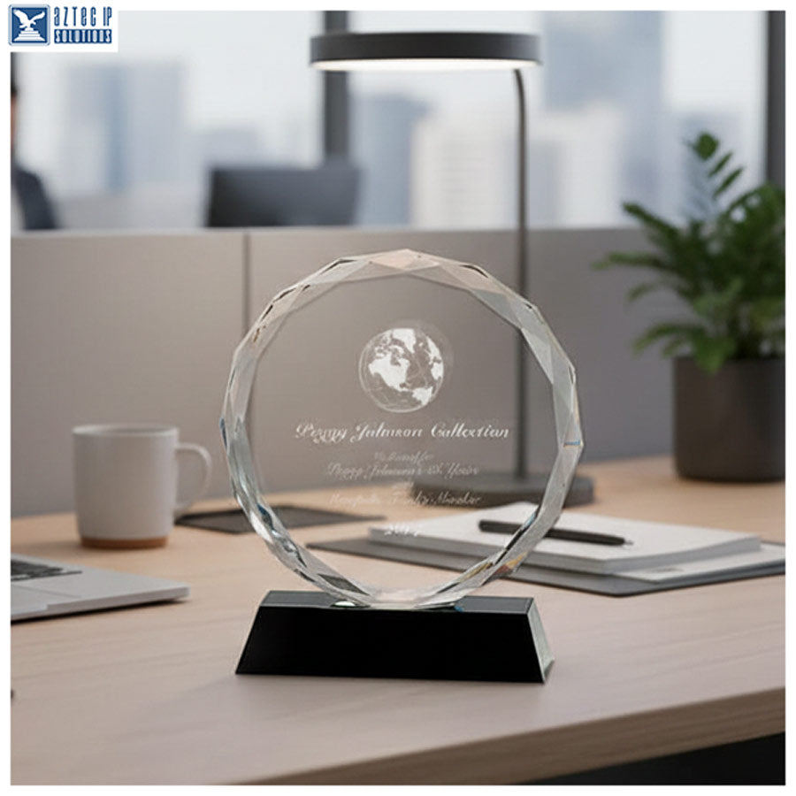 Personalized crystal award