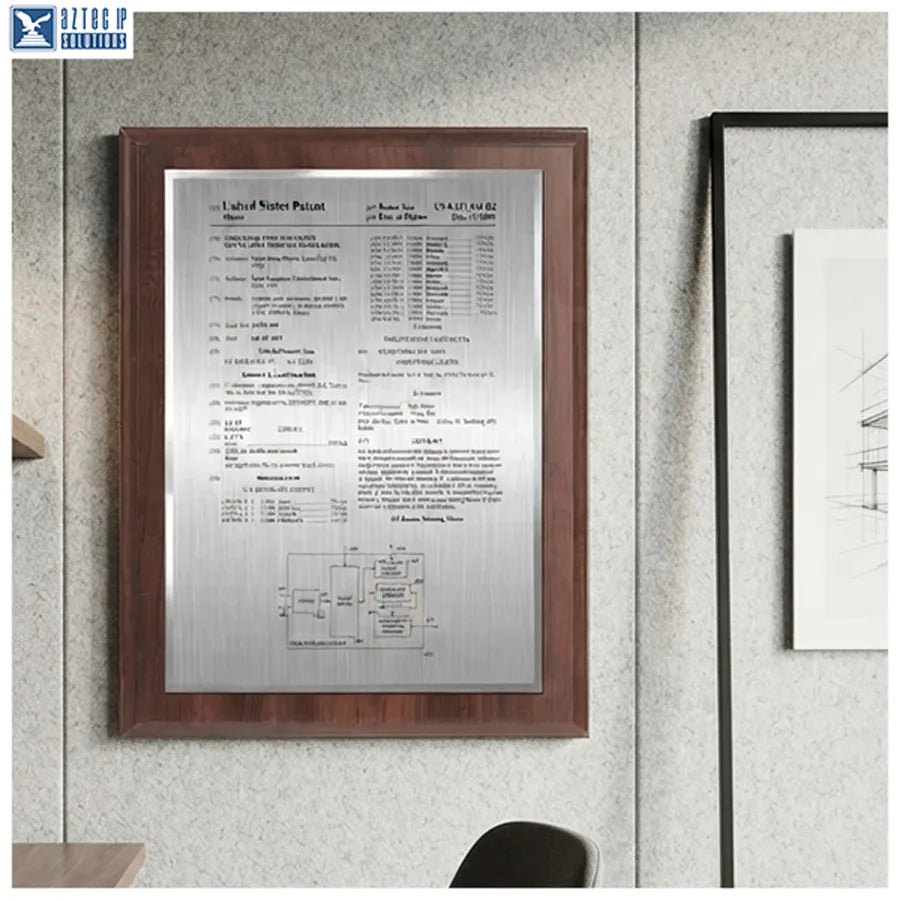 patent award plaque