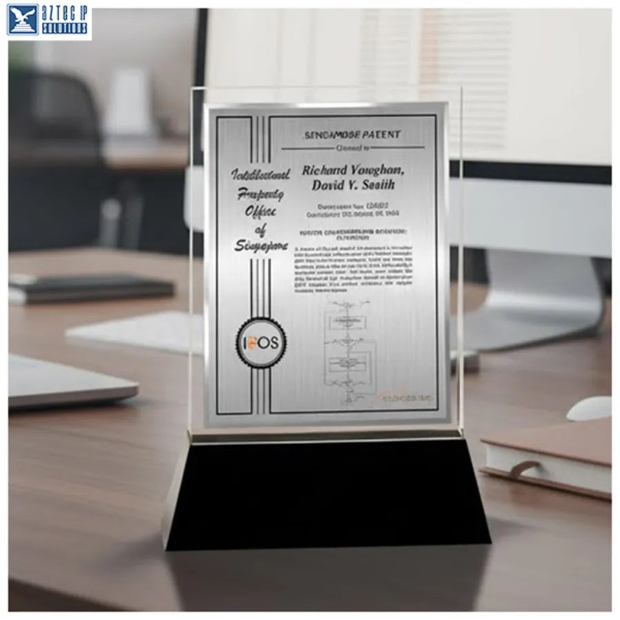 Glass desk award