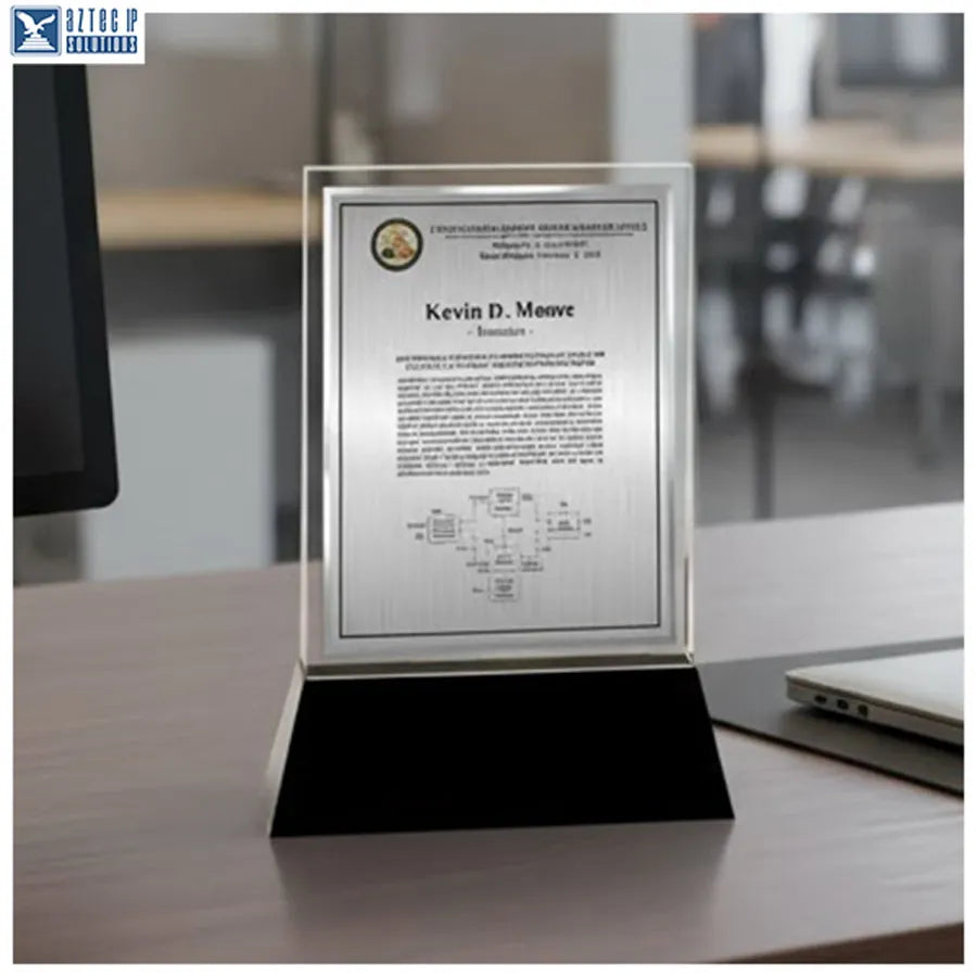 Onyx crystal recognition plaque