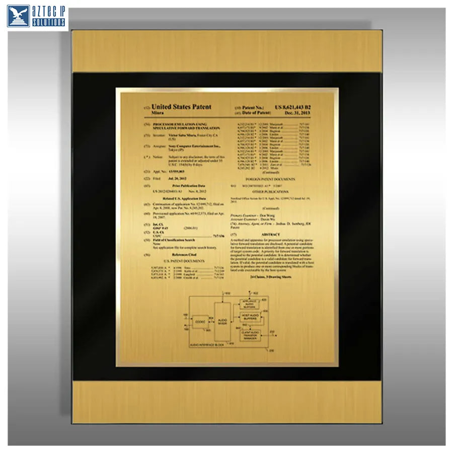 Inventor award plaque