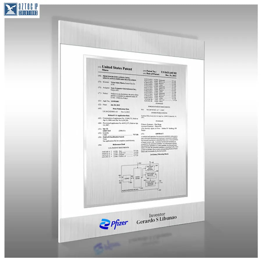 Patent achievement showcase