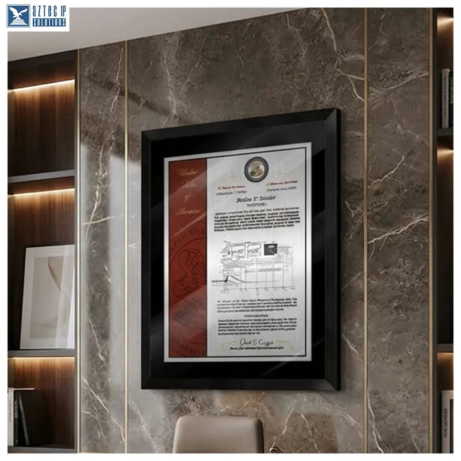 Patent plaque