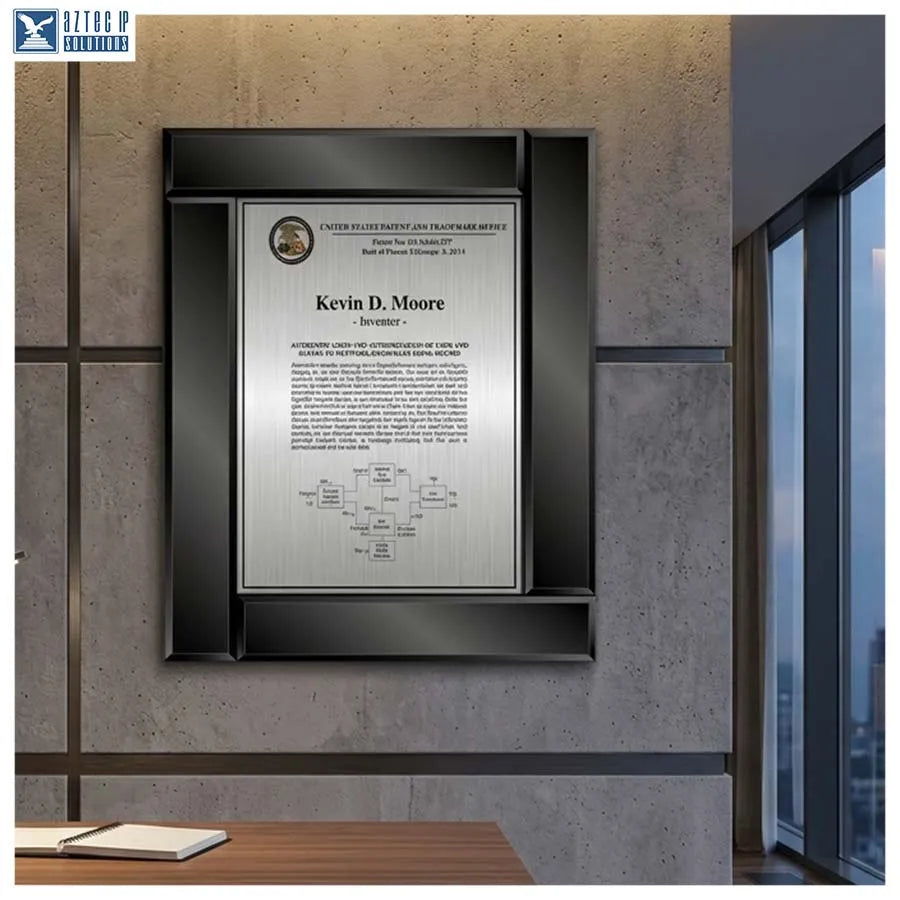 Corporate achievement plaque