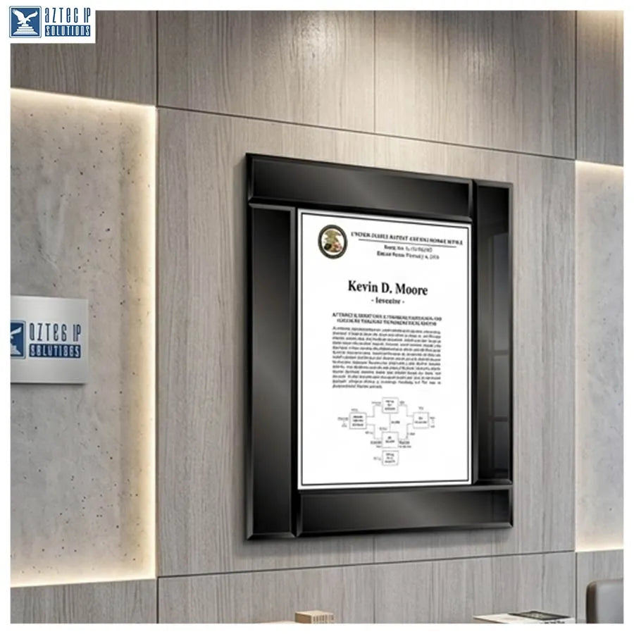 Modern beveled plaque