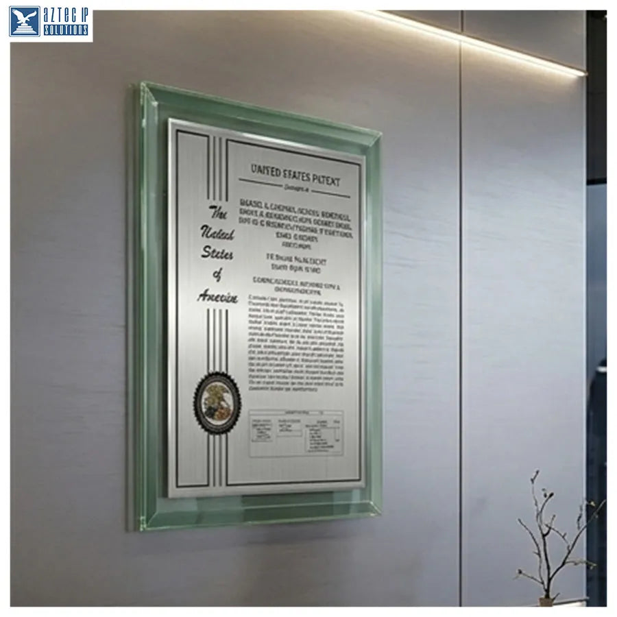 Corporate achievement plaque