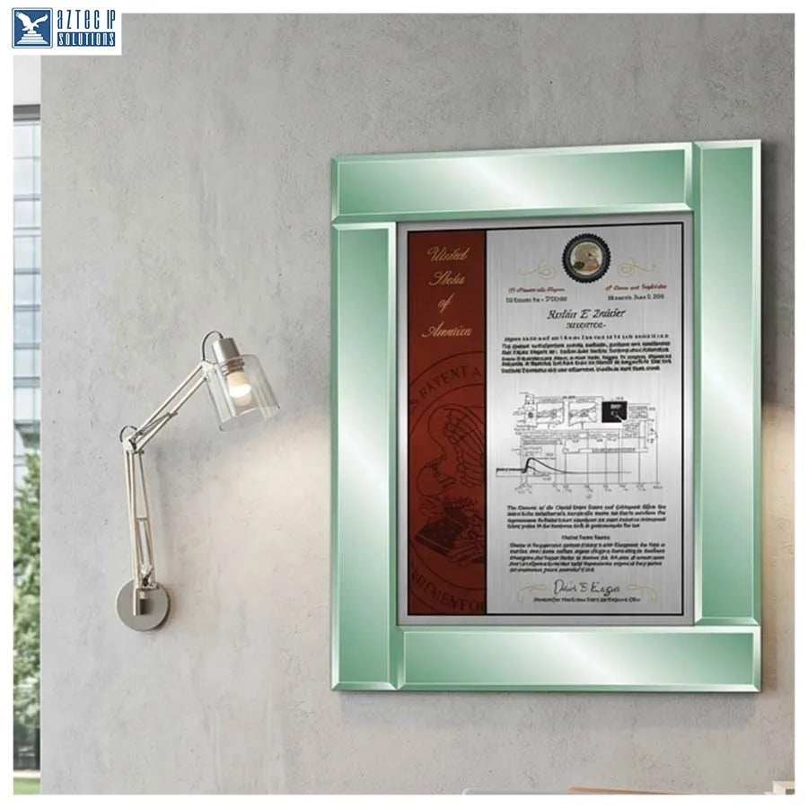 Patent plaque
