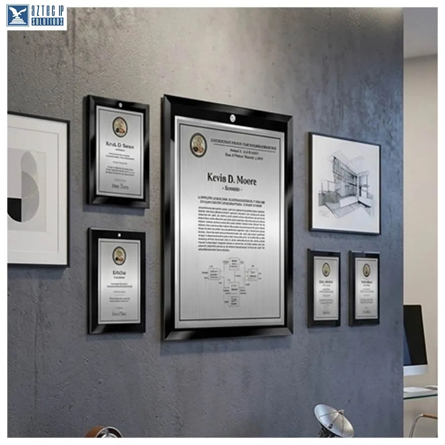 Inventor recognition plaque
