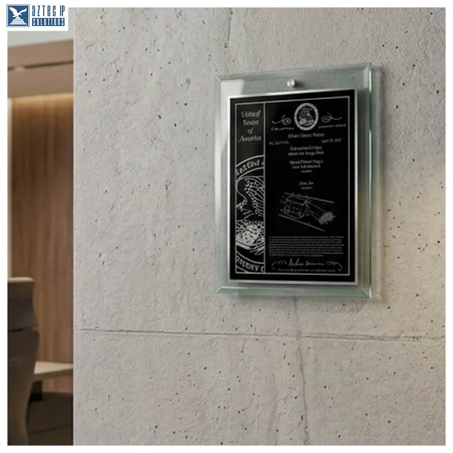 Patent plaque