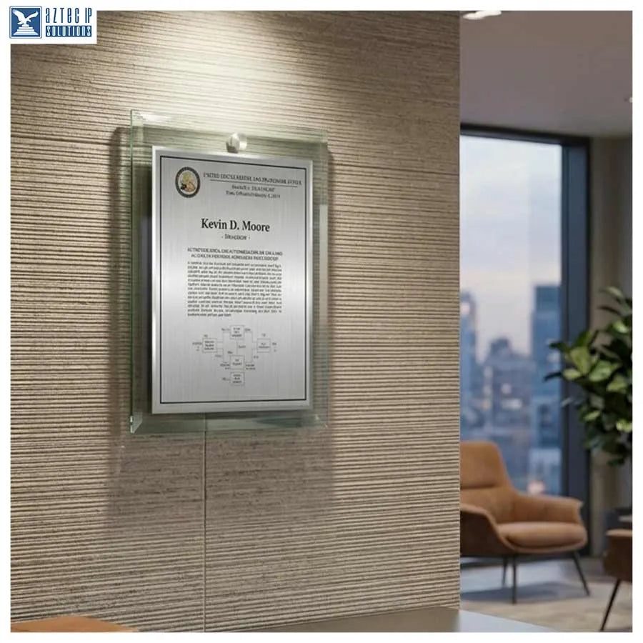 Modern patent wall decor