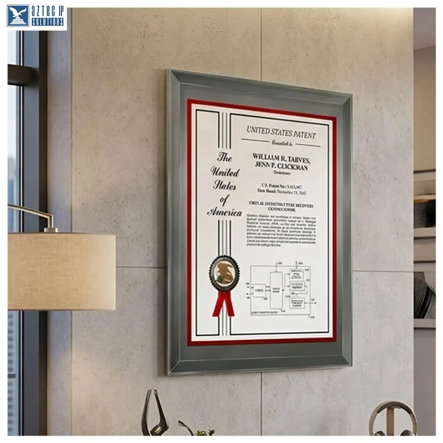 USPTO seal plaque