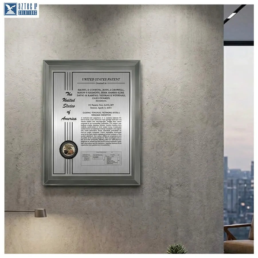 Corporate achievement plaque
