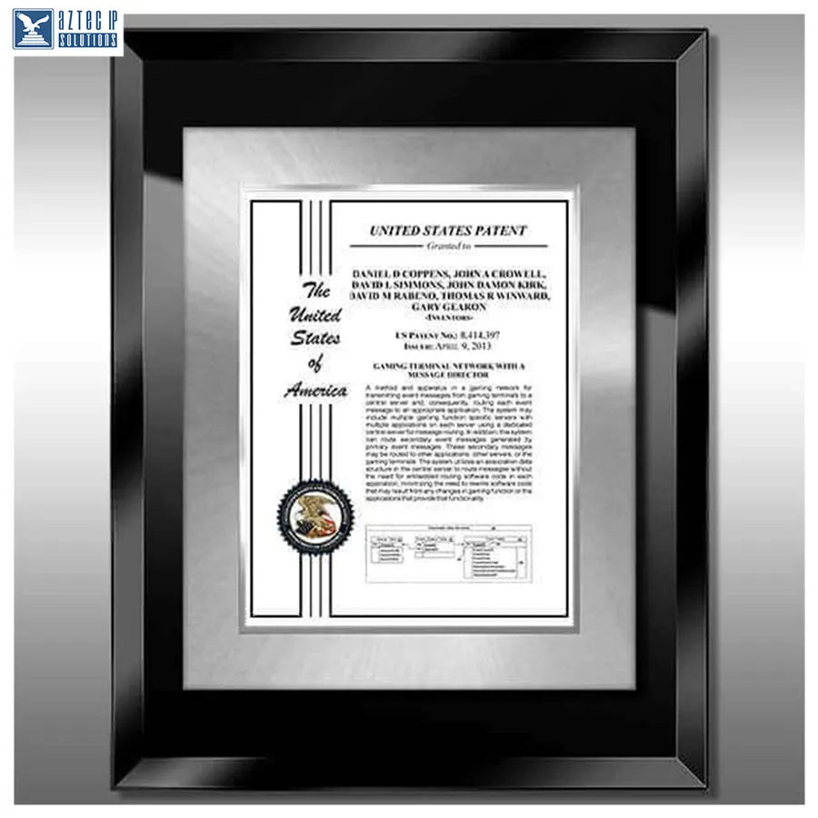 Layout 2 | Patent Certificate - Glass patent award