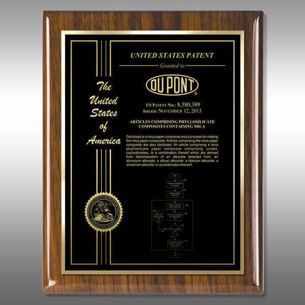 HW-BS13 Gold Patent Certificate