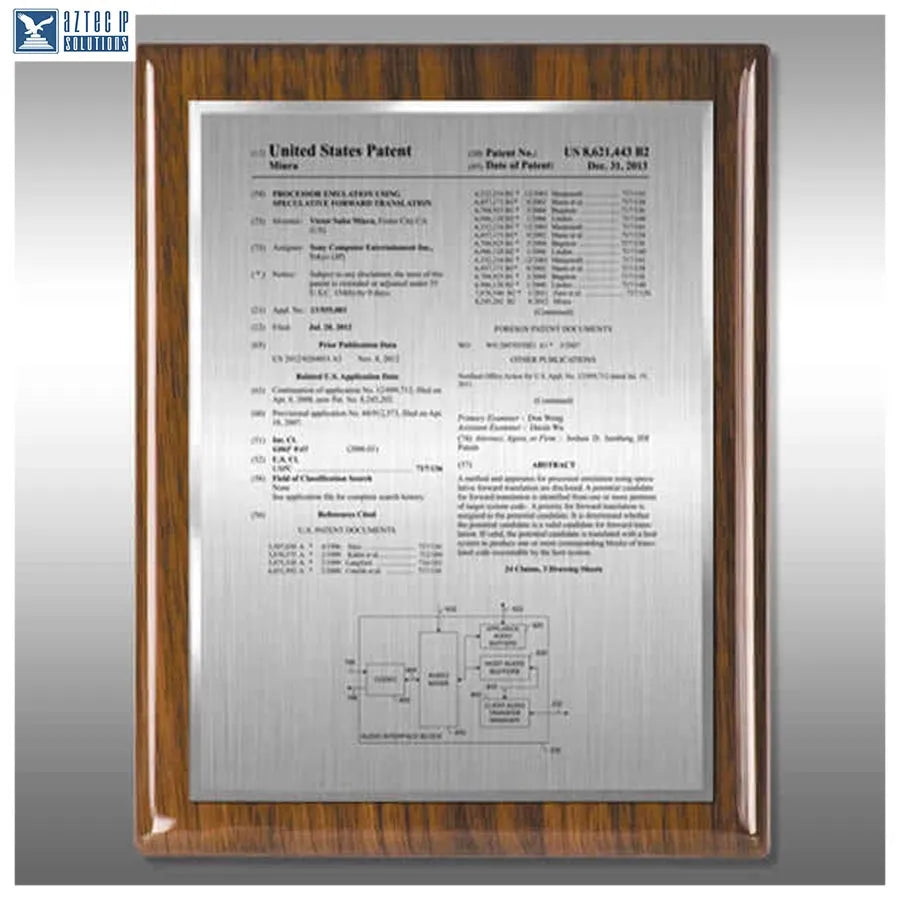 Layout 1 | Patent Front Page - Patent plaque