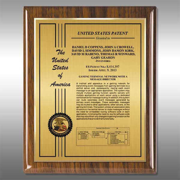 HW-EZ13 Gold Patent Certificate