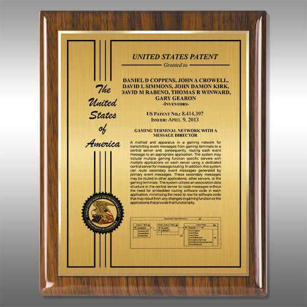 HW-EZ13 Gold Patent Certificate