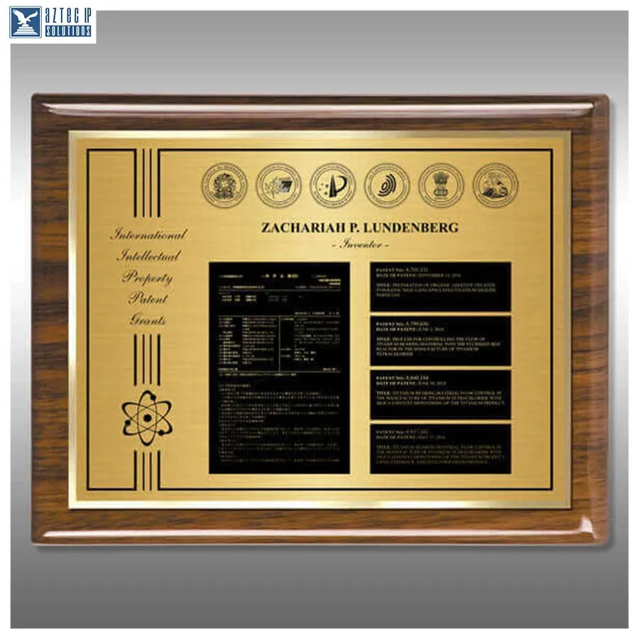 Corporate recognition plaque
