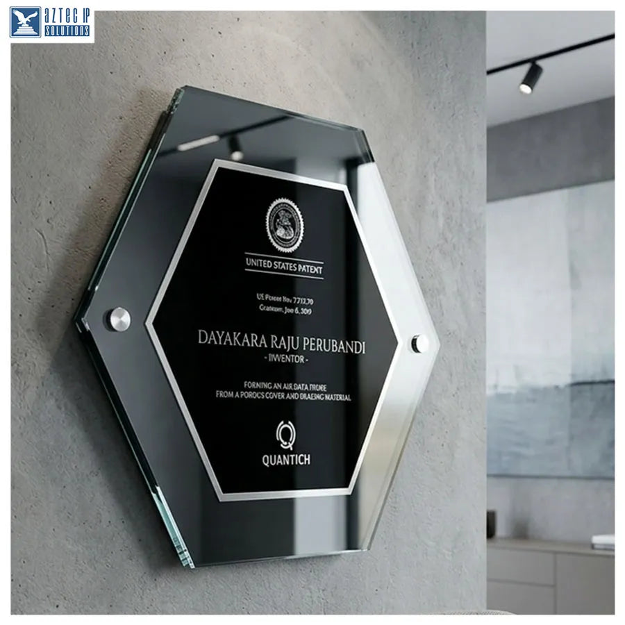 hexagon plaque