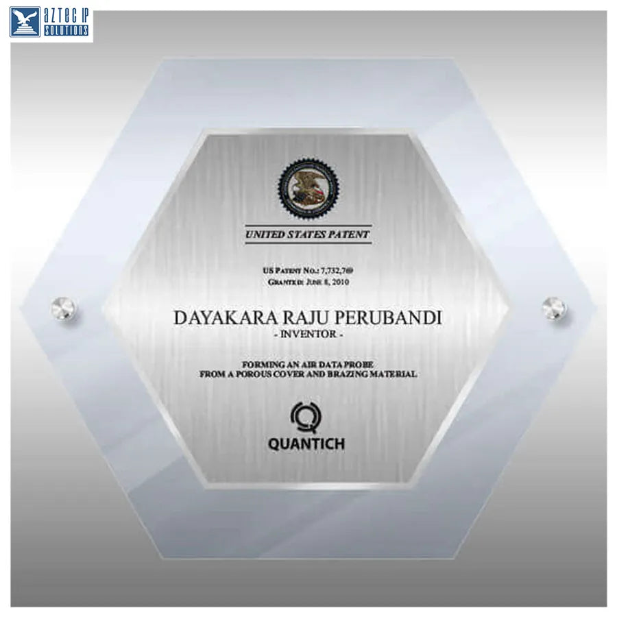 floating standoff plaque