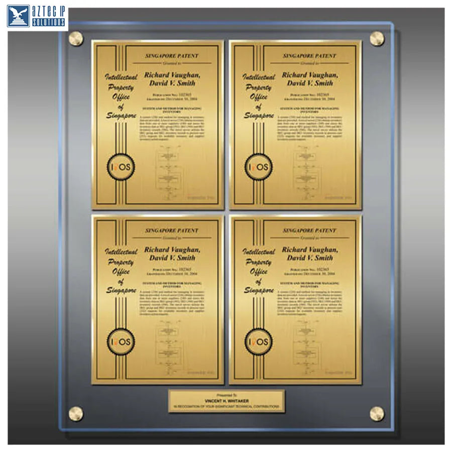 Layout 2 | Patent Certificate - Gold