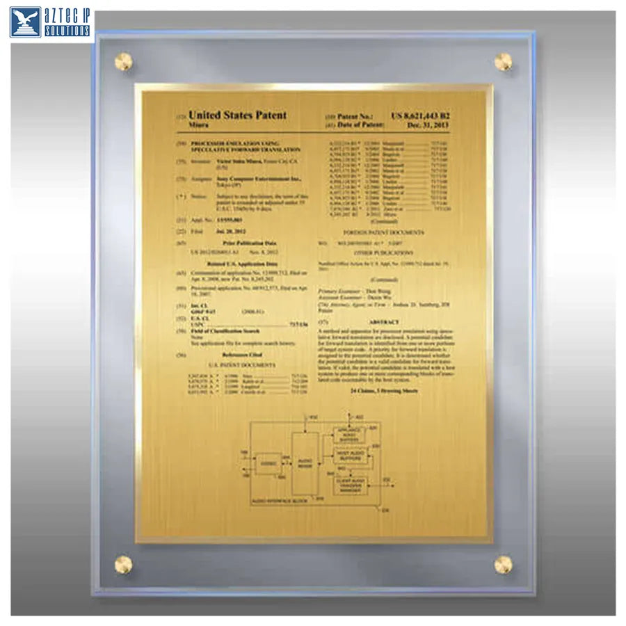 Layout 1 | Patent Front Page - Patent plaque