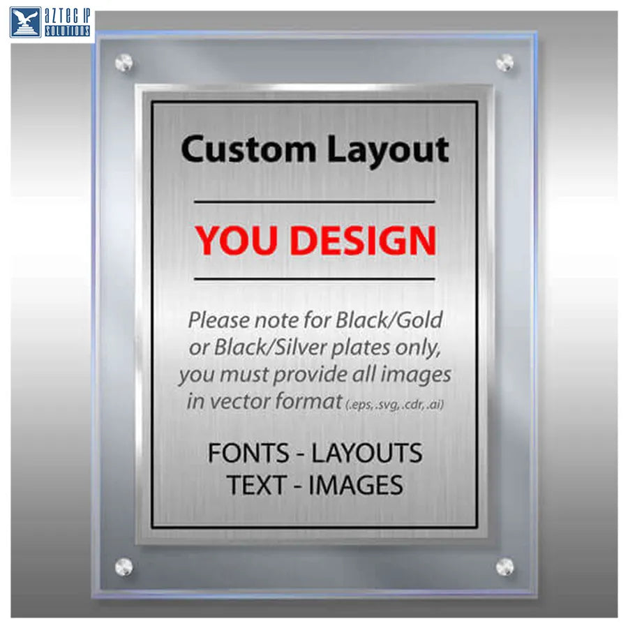 Layout 4 | Custom Layout - Office recognition plaque