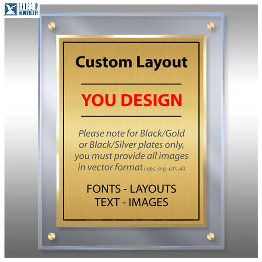 Layout 4 | Custom Layout - Office recognition plaque