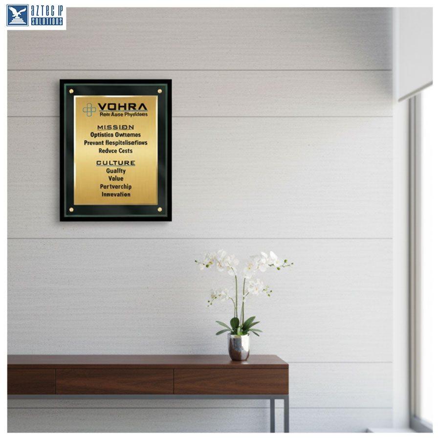 Mission Statement Plaque - TransLucite® JB2-MS15
