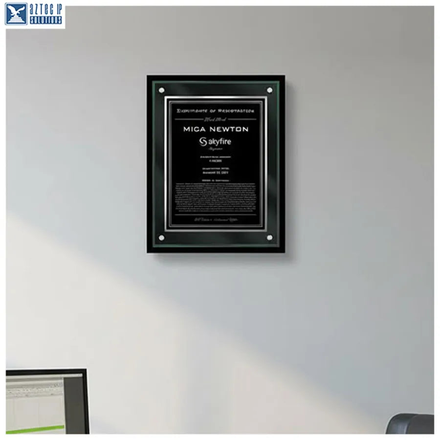 Trademark recognition board