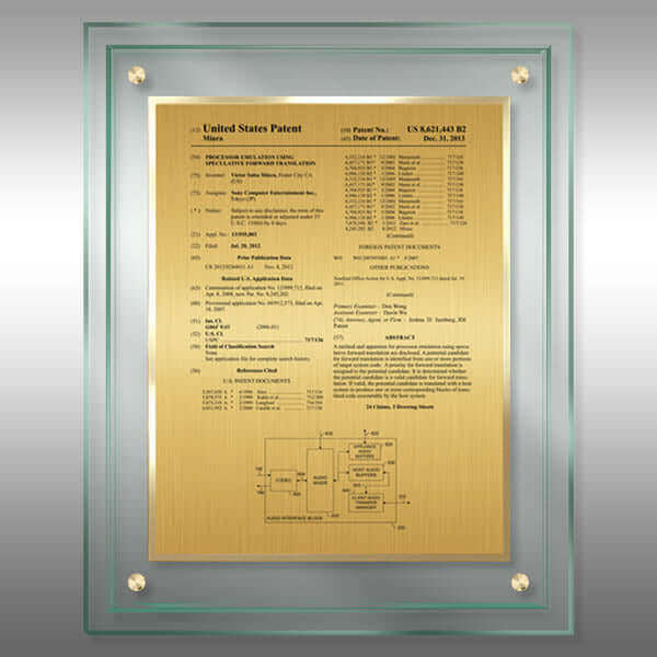 JD2-EZG15 Gold Patent grant