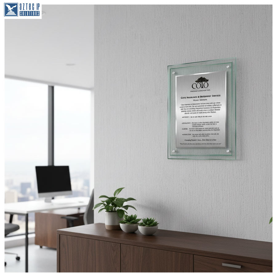 Mission Statement Plaque - TransLucite® JD2-MS15