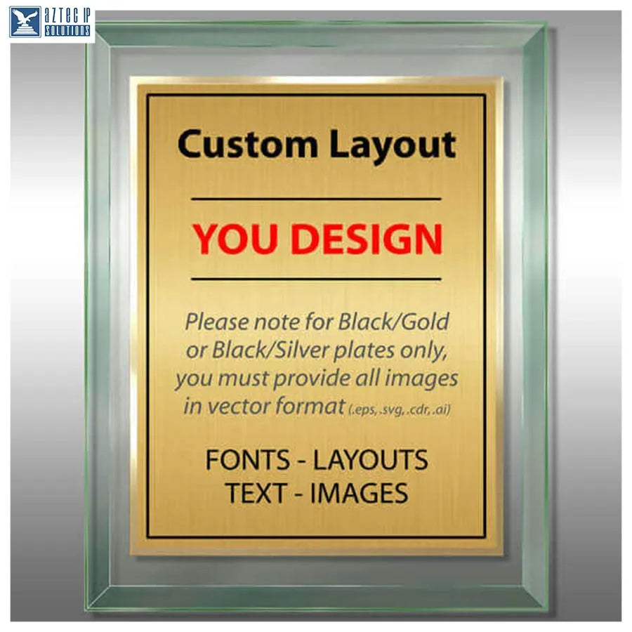 Layout 4 | Custom Layout - Custom patent plaque