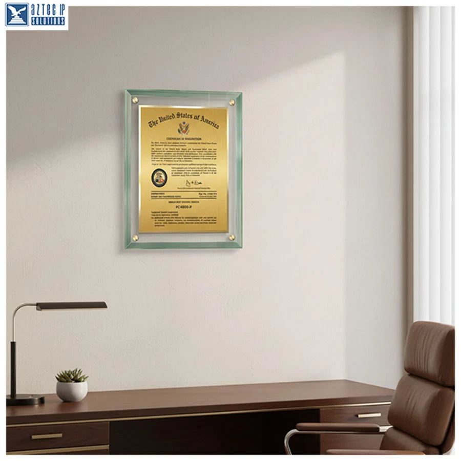 Glass Trademark Plaques