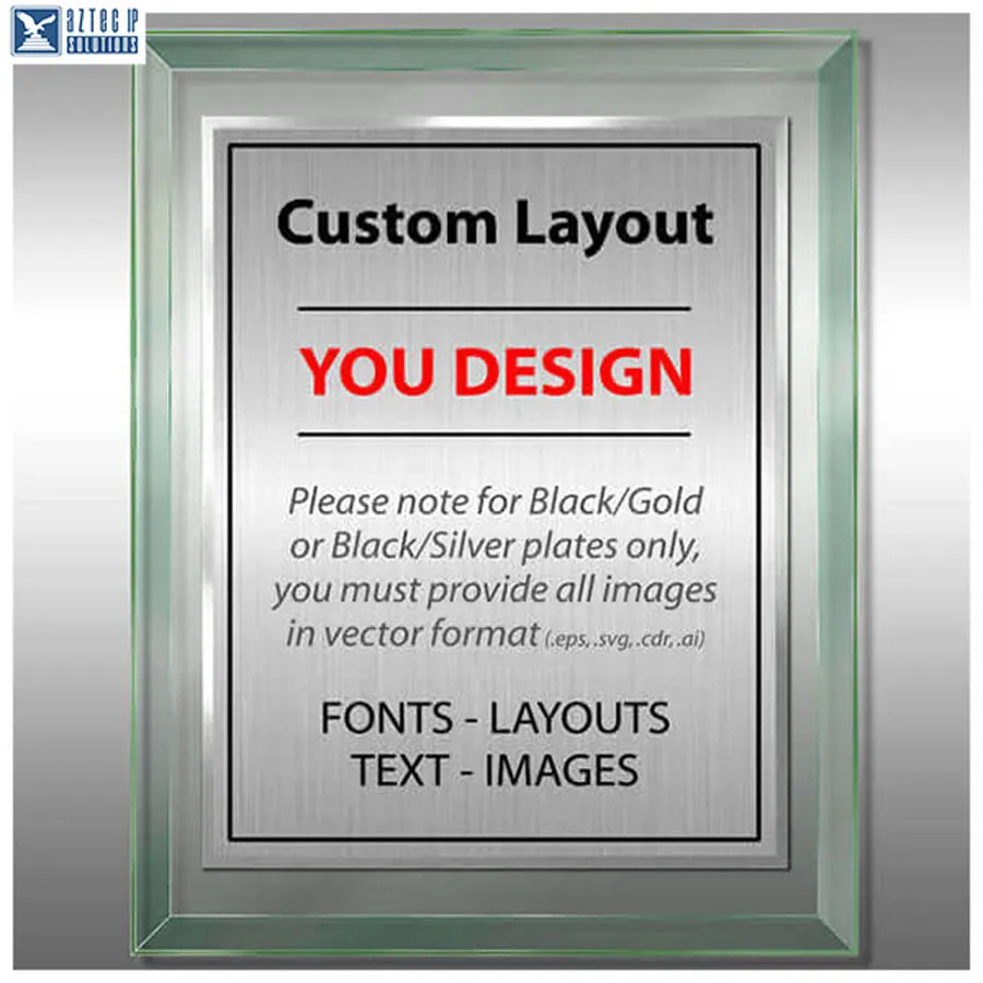 Glass Trademark Plaques