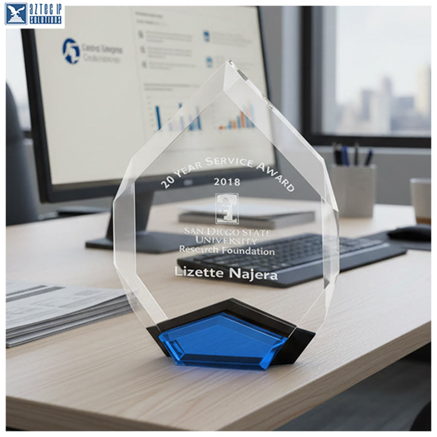Marquis Diamond Acrylic Recognition Award
