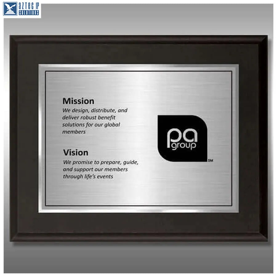 Silver HD Plate Plaque