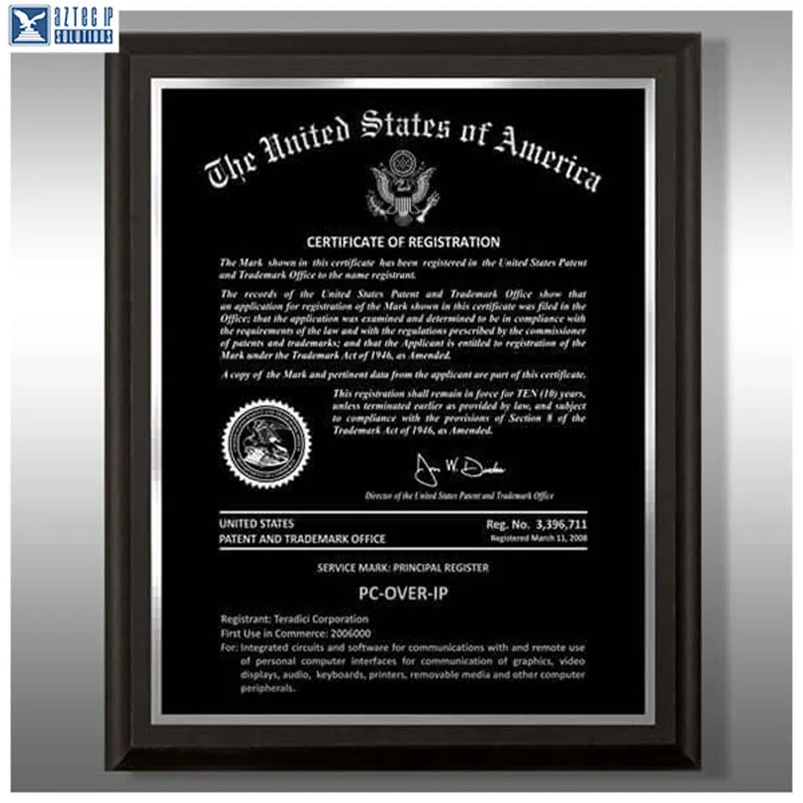 Wood Trademark Plaques