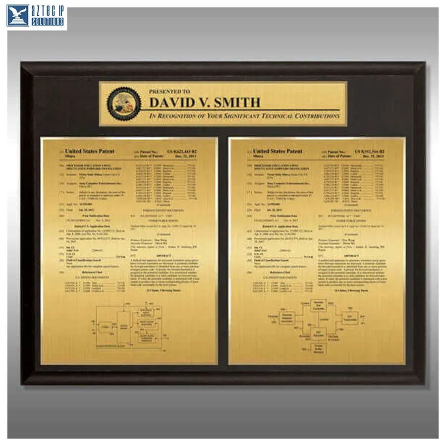 Layout 2 | Patent Certificate - patent plaque