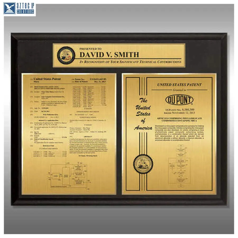Layout 1 | Patent Front Page - matte black plaque