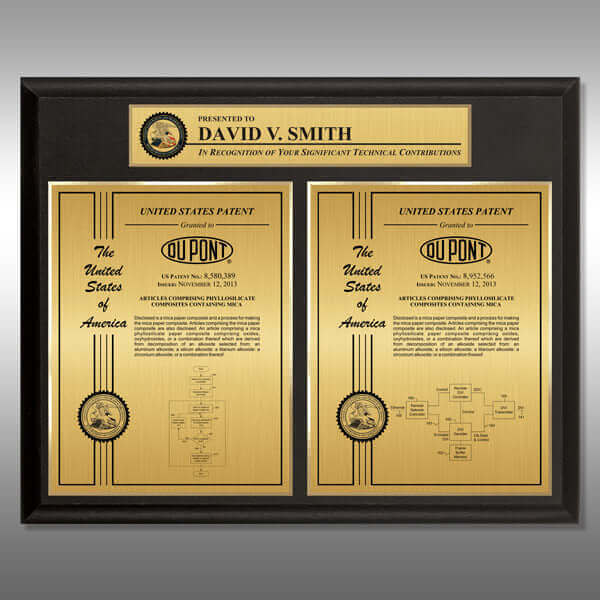 MD-EZ20P Gold Patent Cerificates