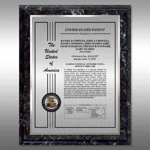 MF-EZG13 Patent Certificate