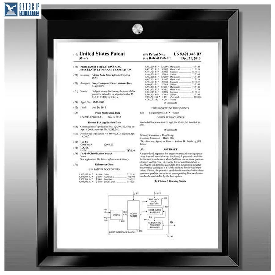 Layout 1 | Patent Front Page - GlassEdge Black plaque