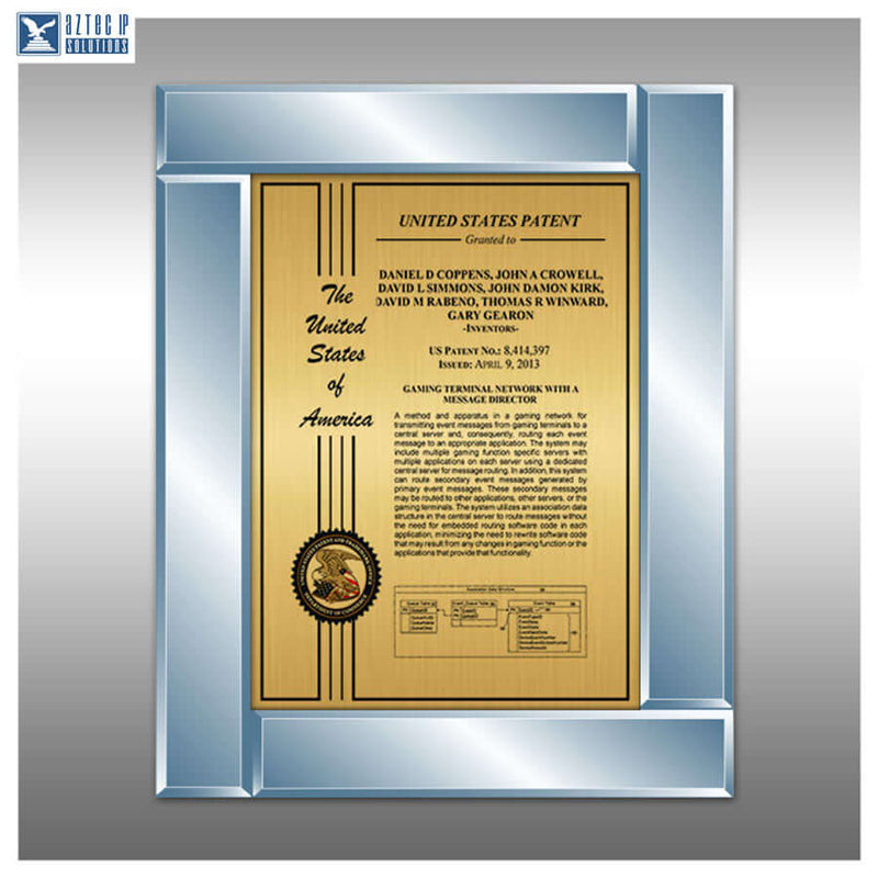 Patent Ribbon in gold