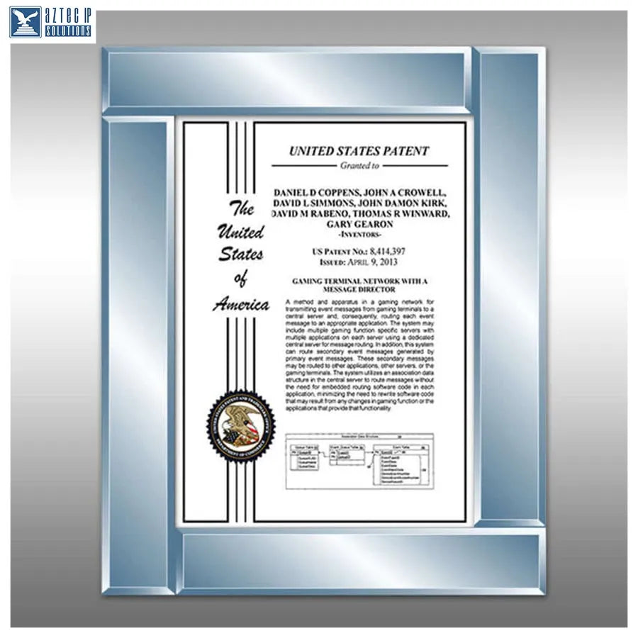 Layout 2 | Patent Certificate - Glass award