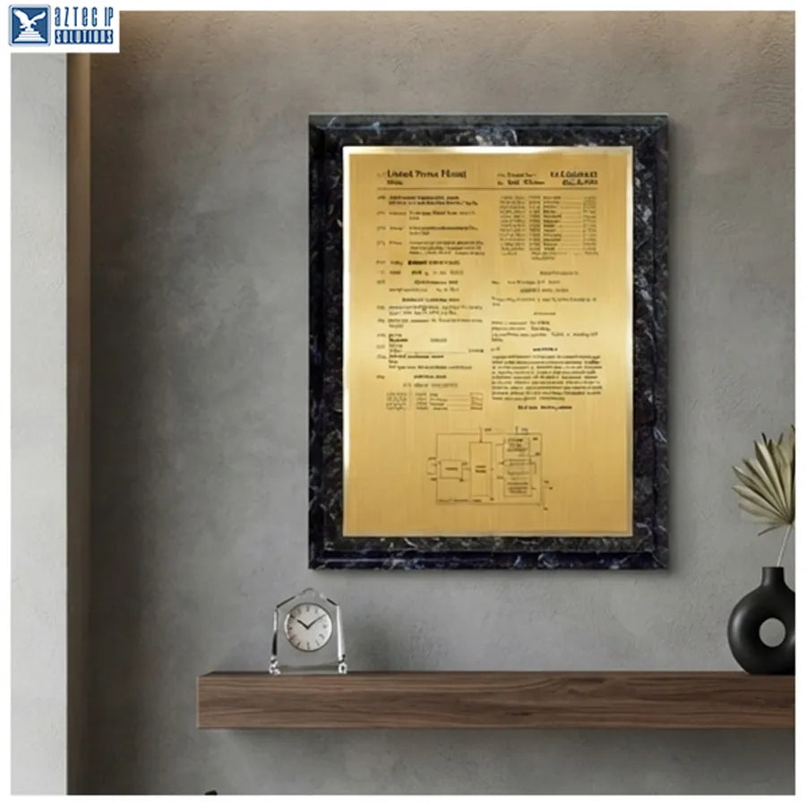 patent recognition plaque