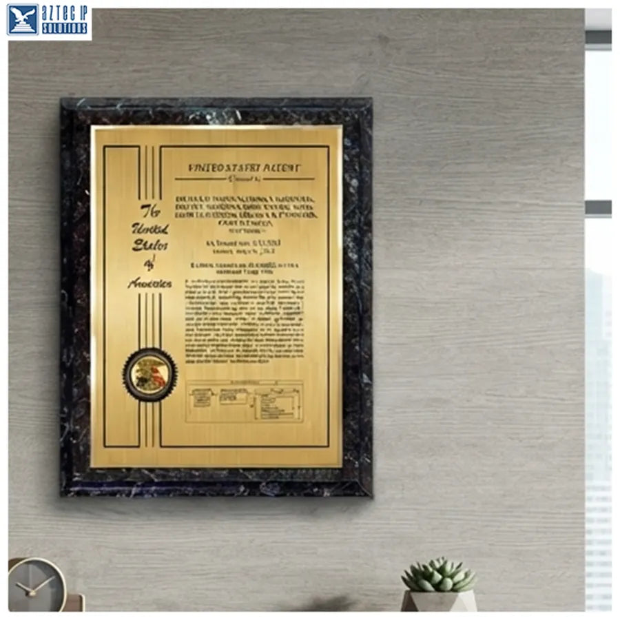 executive recognition plaque