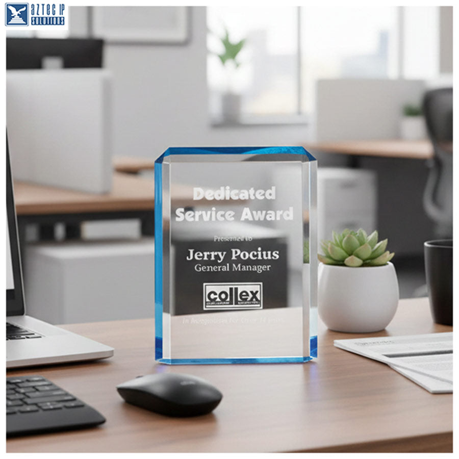 Corporate achievement trophy