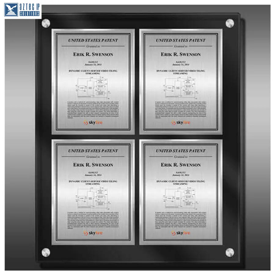 Layout 4 | International Patent - modern plaque