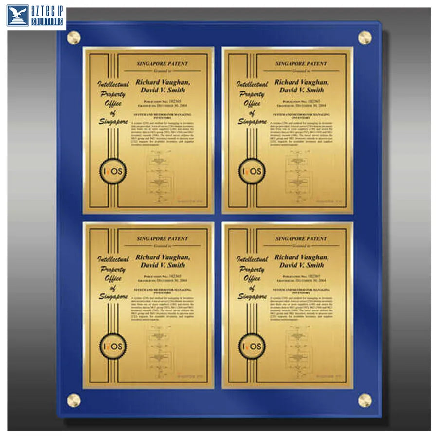 Layout 2 | Patent Certificate - Patent plaque